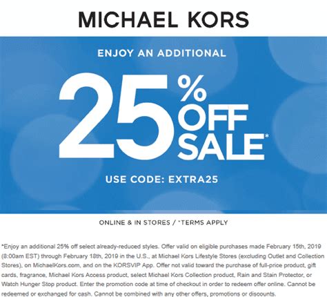 promo code for michael kors uk|michael kors 25 off code.